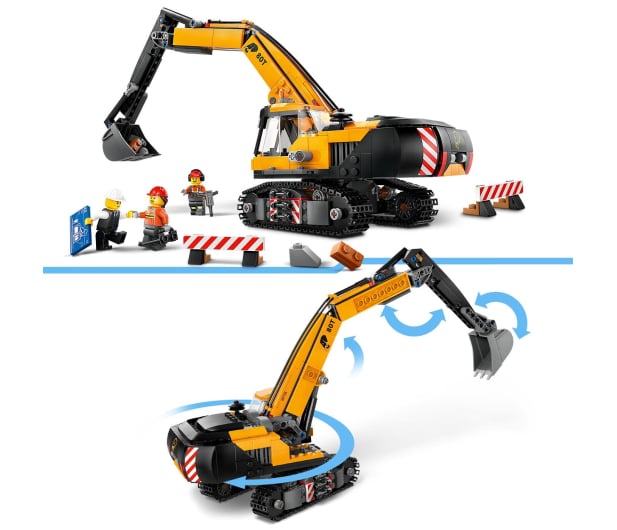 LEGO City 60420 Żółta koparka - 1248934 - zdjęcie 3
