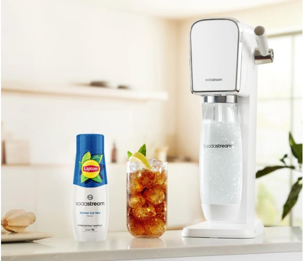 SodaStream TERRA BLACK + 2 BUTELKI FUSE BLACK + 2x LIPTON ICE TEA LEMON - 1291961 - zdjęcie 12