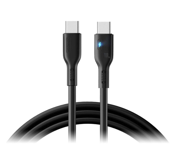 JoyRoom Kabel USB-C - USB-C 100W 480Mb/s 2m czarny - 1257677 - zdjęcie