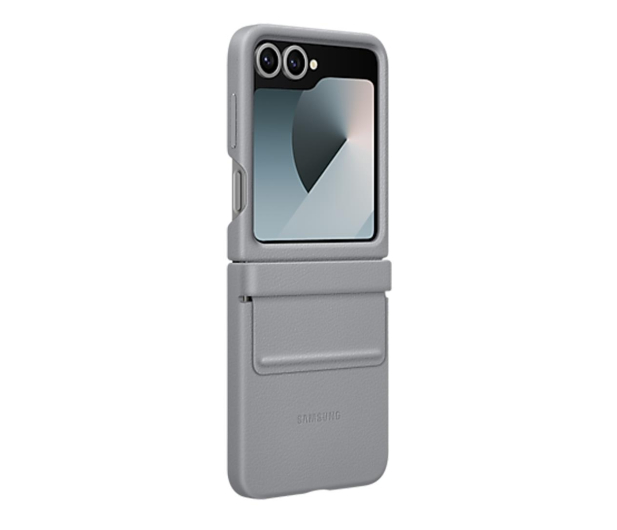 Samsung Vegan Case do Galaxy Z Flip6 szary - 1265938 - zdjęcie 2