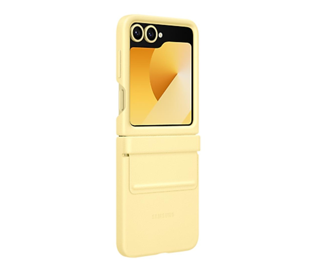 Samsung Vegan Case do Galaxy Z Flip6 żółty - 1265940 - zdjęcie 3