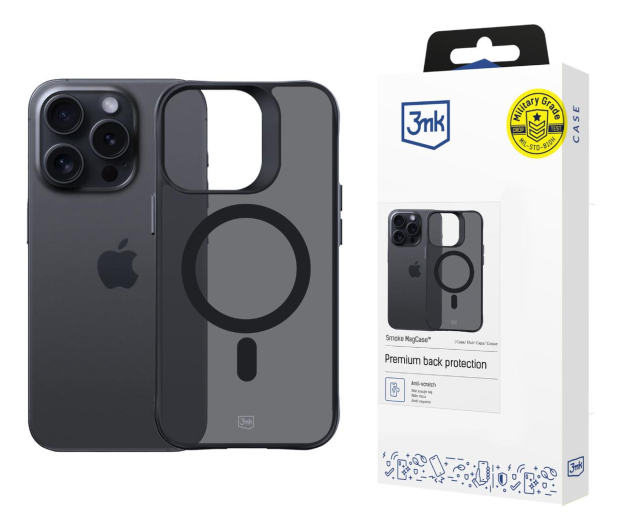 3mk Smoke MagCase do iPhone 15 Pro Max - 1267299 - zdjęcie 2