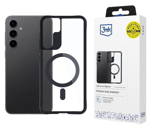 3mk Satin Armor MagCase do Samsung Galaxy S24+ - 1267310 - zdjęcie 2