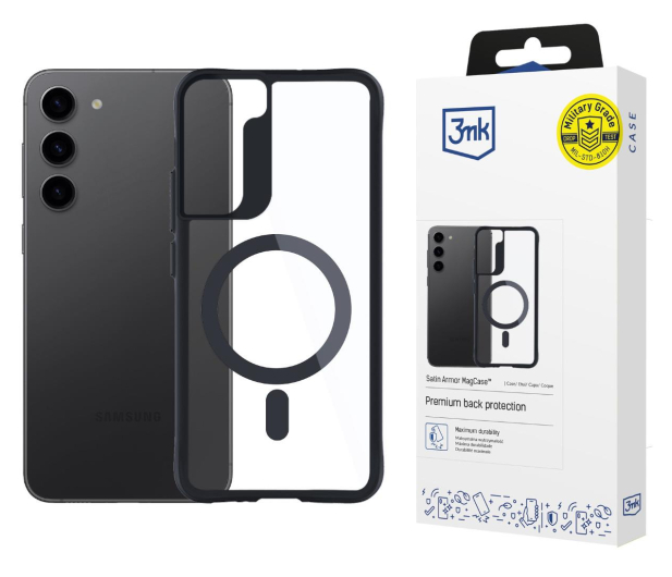 3mk Satin Armor MagCase do Samsung Galaxy S23 - 1267307 - zdjęcie 2