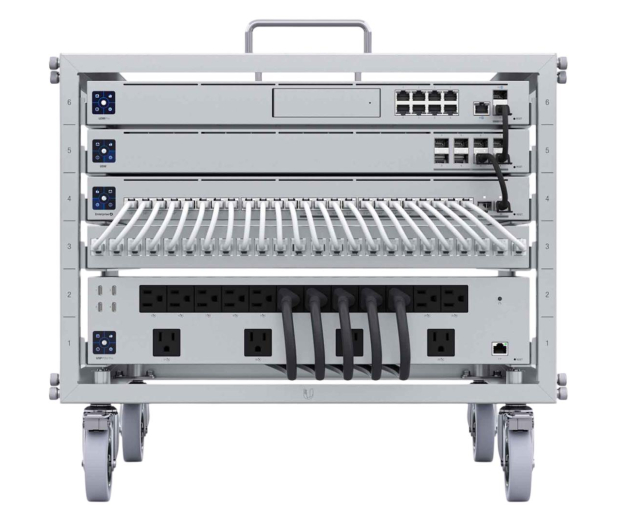 Ubiquiti Stojąca 19" 6U Toolless Mini Rack - 1269032 - zdjęcie 4