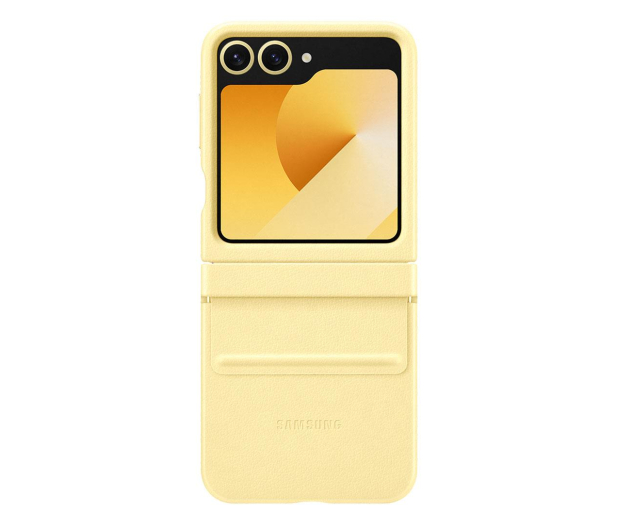 Samsung Vegan Case do Galaxy Z Flip6 żółty - 1265940 - zdjęcie