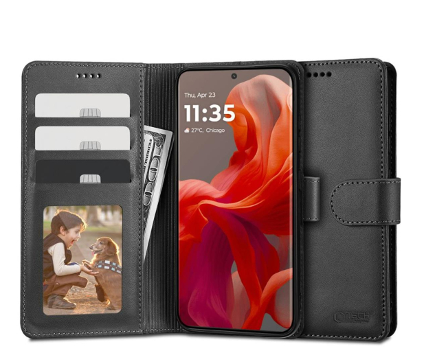 Tech-Protect Wallet do Motorola moto g85 5G black - 1274731 - zdjęcie