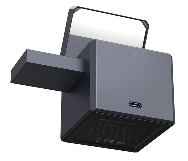 Anker MagSafe Cube 15W 3-in-1 szara - 1274268 - zdjęcie 4