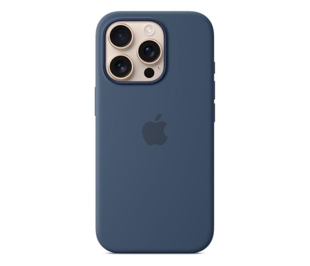Apple Silikonowe etui MagSafe do iPhone 16 Pro denim - 1278644 - zdjęcie