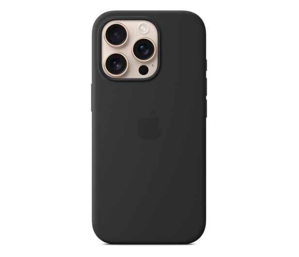 Apple Silikonowe etui MagSafe do iPhone 16 Pro czarny - 1278643 - zdjęcie