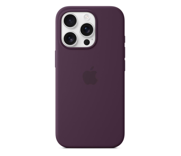 Apple Silikonowe etui MagSafe do iPhone 16 Pro dojrzała śliwka - 1278642 - zdjęcie 3