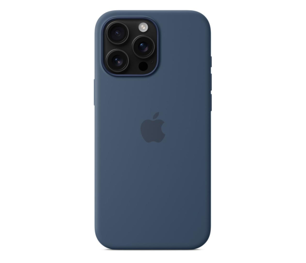 Apple Silikonowe etui MagSafe do iPhone 16 Pro Max denim - 1278656 - zdjęcie 4