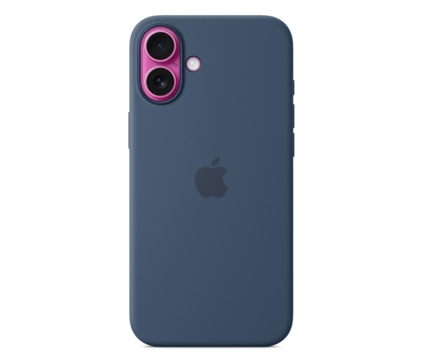 Apple Silikonowe etui MagSafe do iPhone 16 Plus denim - 1278599 - zdjęcie 3