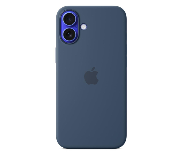 Apple Silikonowe etui MagSafe do iPhone 16 Plus denim - 1278599 - zdjęcie