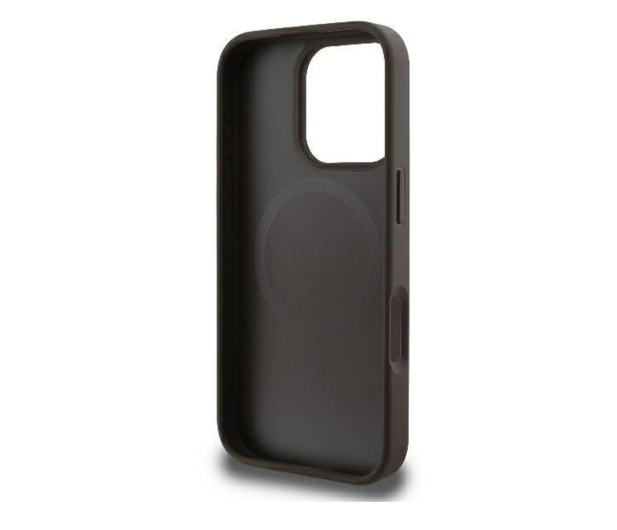 Guess Peony Script Logo do iPhone 16 Pro Max brązowy - 1278289 - zdjęcie 3