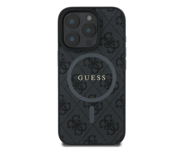 Guess 4G Ring Classic Logo do iPhone 16 Pro Max czarny - 1278305 - zdjęcie 3