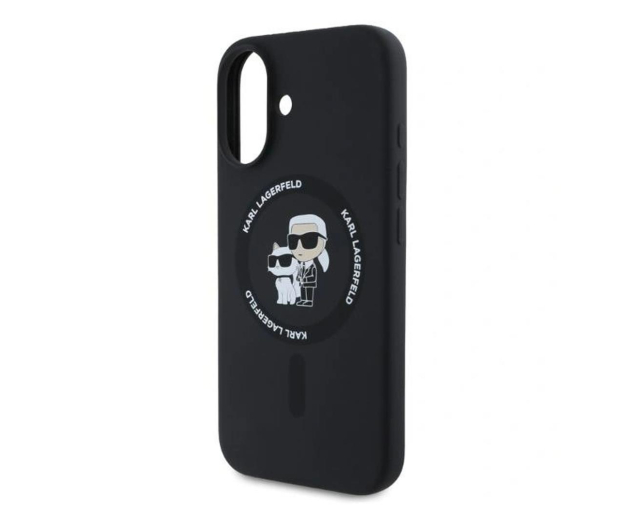 Karl Lagerfeld Silicone Karl&Choupette Heads do iPhone 16 czarny - 1278263 - zdjęcie 2