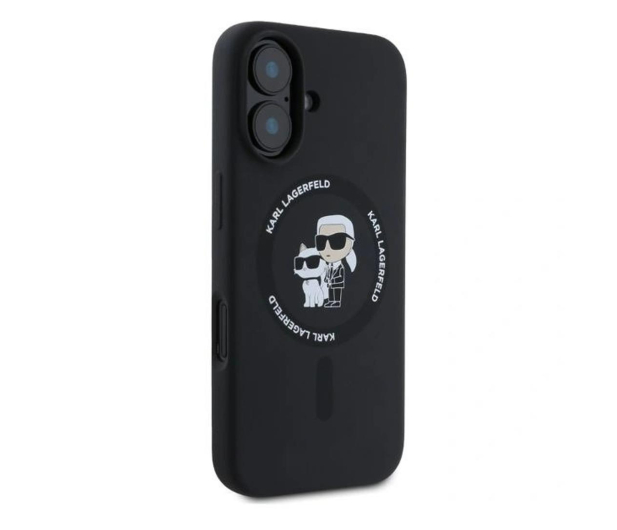 Karl Lagerfeld Silicone Karl&Choupette Heads do iPhone 16 czarny - 1278263 - zdjęcie 3