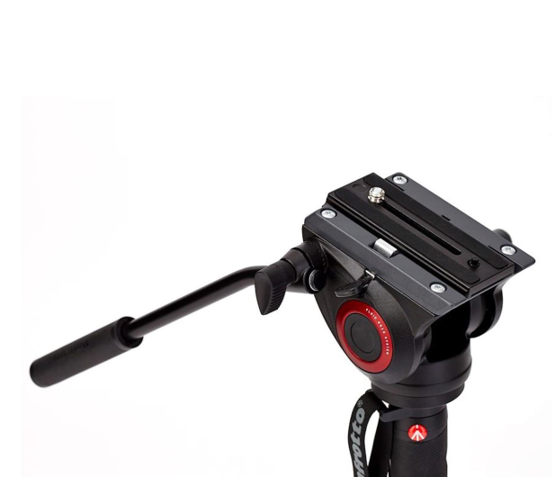 Manfrotto Monopod Video XPRO 4 sekc. + głowica 500PLONG - 1282639 - zdjęcie 5
