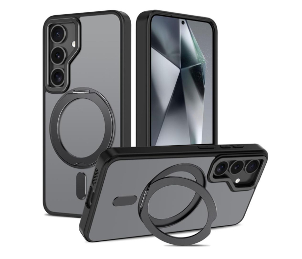 Tech-Protect Magring Magsafe do Samsung Galaxy S25 Matte Black - 1311917 - zdjęcie