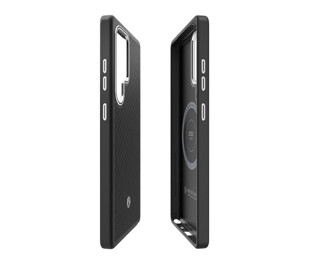 Samsung Enzo Aramid Case do Galaxy S25 Ultra Black Silver - 1310716 - zdjęcie 6