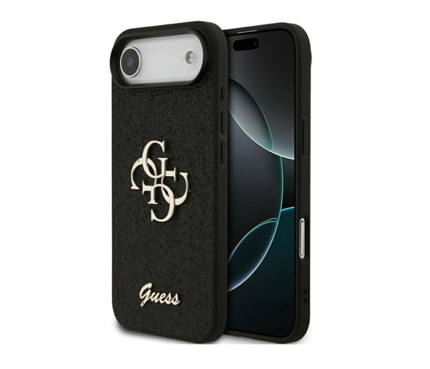 Guess Fixed Glitter Big 4G do iPhone Air czarny - 1365535 - zdjęcie
