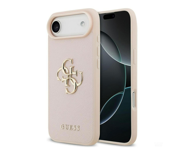 Guess Grained Big 4G & Classic Logo do iPhone Air różowy - 1365546 - zdjęcie