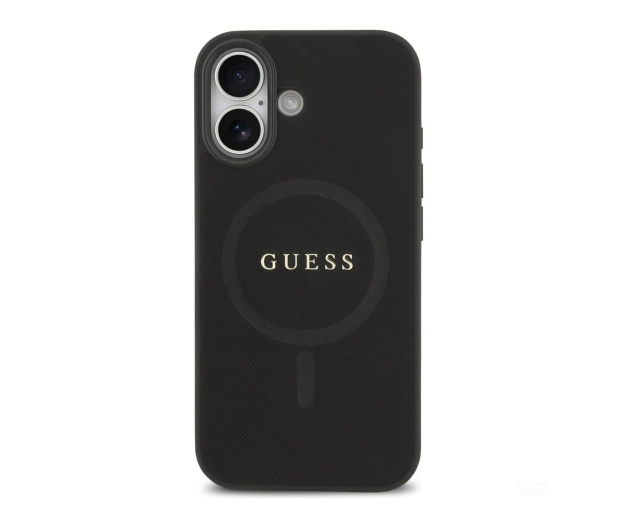 Guess Saffiano Classic Logo MagSafe do iPhone 17 czarny - 1365575 - zdjęcie 2