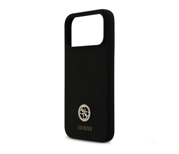 Guess Silicone Logo Strass 4G MagSafe do iPhone 17 Pro Max czarny - 1365581 - zdjęcie 2