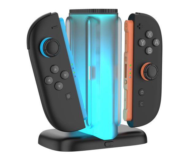 YAXO Joy-Con QUAD CHARGE DOCK do NS2 Techno Black - 1373151 - zdjęcie 3