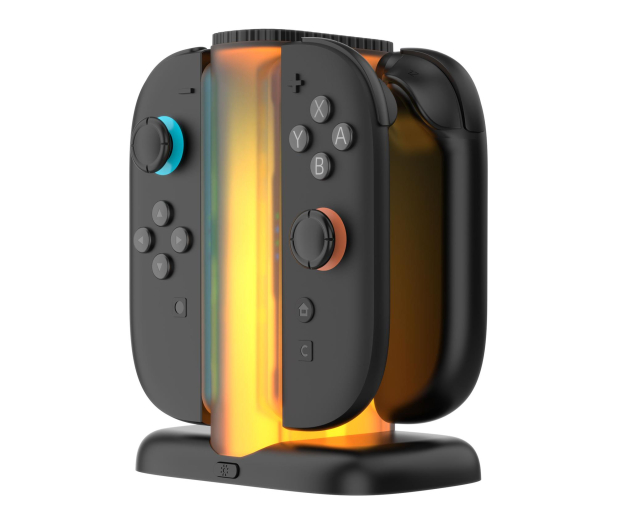 YAXO Joy-Con QUAD CHARGE DOCK do NS2 Techno Black - 1373151 - zdjęcie 4