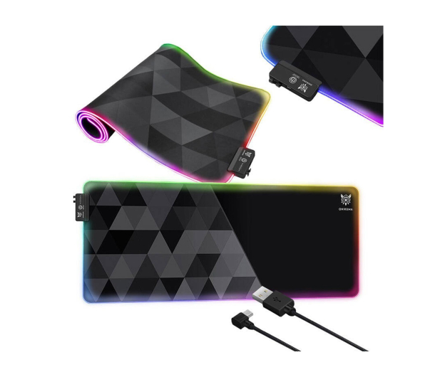 Onikuma Podkładka gamingowa MP006 RGB (czarna) - 1455715 - zdjęcie 3