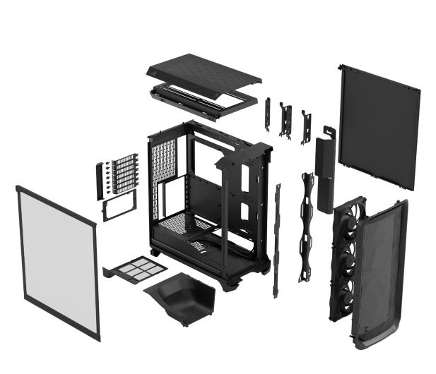 Fractal Design Meshify 3 Black TG Light Tint - 1318886 - zdjęcie 8