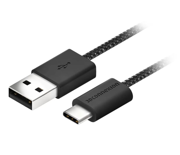 3Dconnexion Kabel USB-A / USB-C pleciony 1.5m - 1456657 - zdjęcie