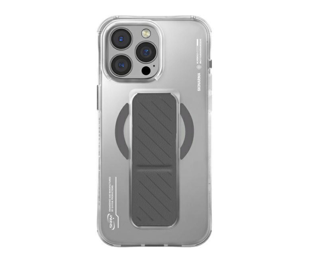 Skinarma Axon do iPhone 16 Pro 6.3" Magnetic Grip titanium - 1316880 - zdjęcie