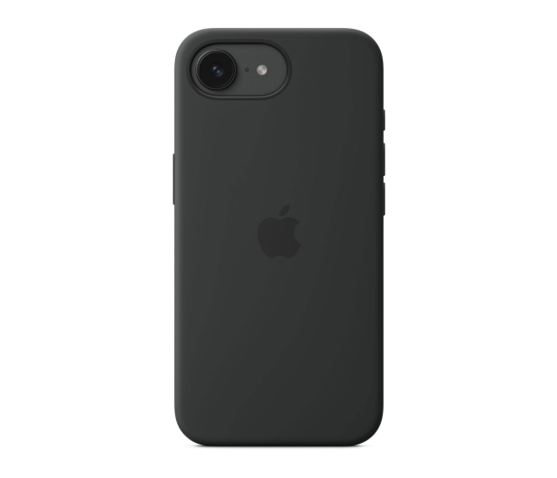 Apple Silikonowe etui iPhone 16e czarny - 1319599 - zdjęcie 2