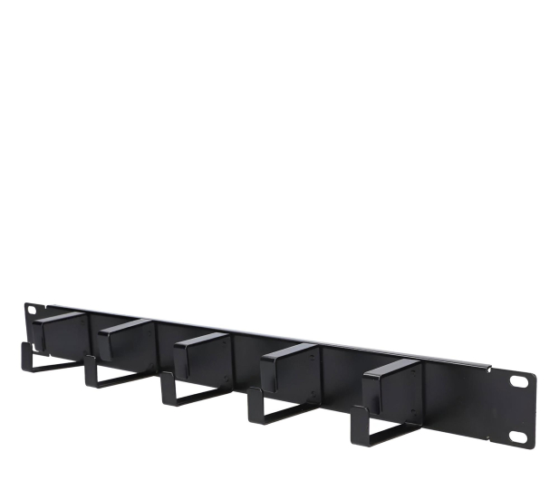 ExtraLink Organizer kabli Typ B 19" 1U (czarna) - 1323262 - zdjęcie 3