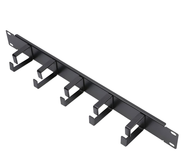 ExtraLink Organizer kabli Typ B 19" 1U (czarna) - 1323262 - zdjęcie 2