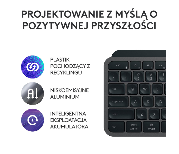 Logitech MX Keys S Grafit - 1145859 - zdjęcie 14