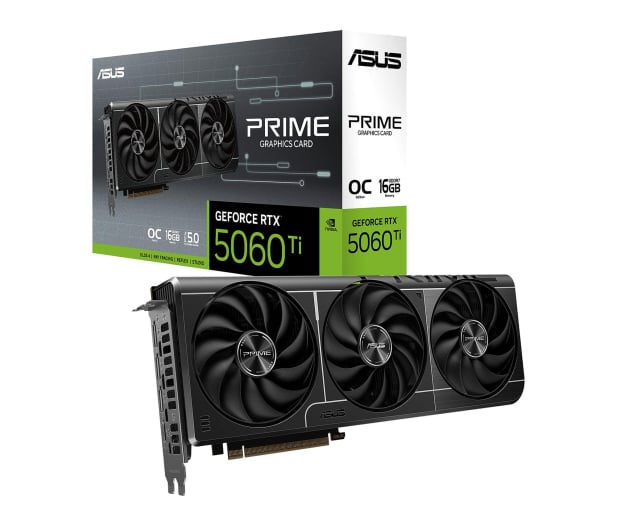 ASUS GeForce RTX 5060 Ti Prime OC 16GB GDDR7 DLSS4 - 1331408 - zdjęcie