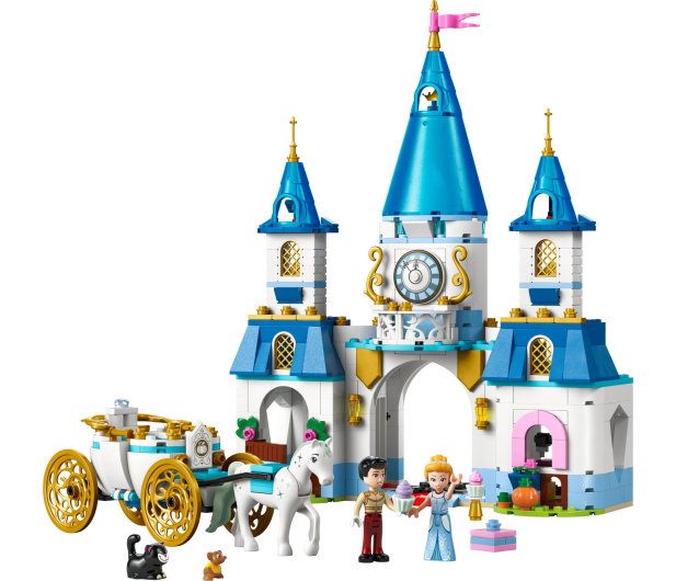 LEGO Disney Princess 43275 Zamek Kopciuszka i kareta - 1284107 - zdjęcie 3