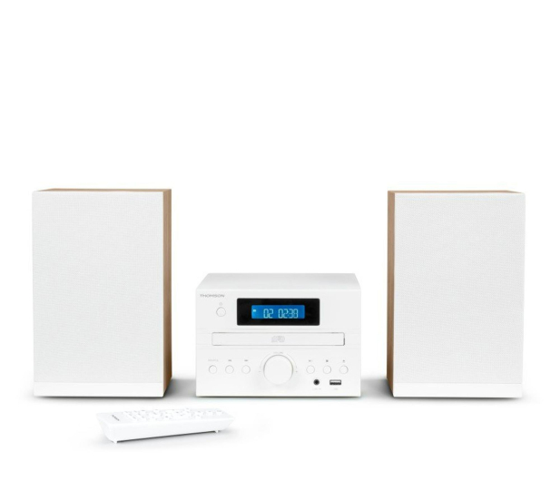 Thomson Mini COSY Bluetooth Bass Boost CD Radio FM 50W Biała - 1350700 - zdjęcie