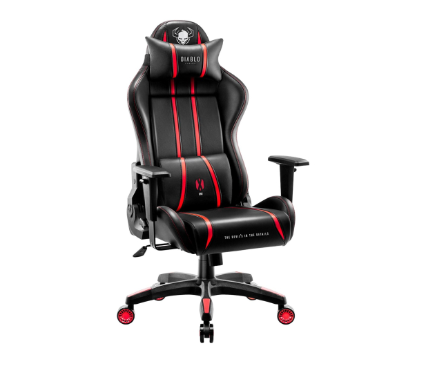 Diablo Chairs X-One 2.0 Small Czarno-czerwony - 1208647 - zdjęcie