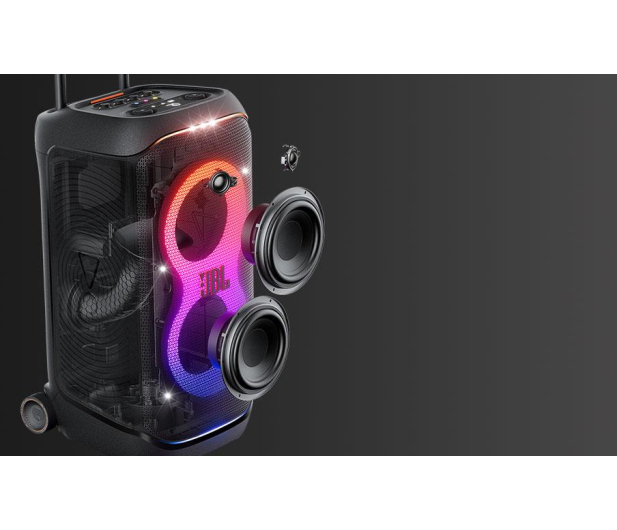 JBL Partybox Stage 320 Biały - 1356541 - zdjęcie 8