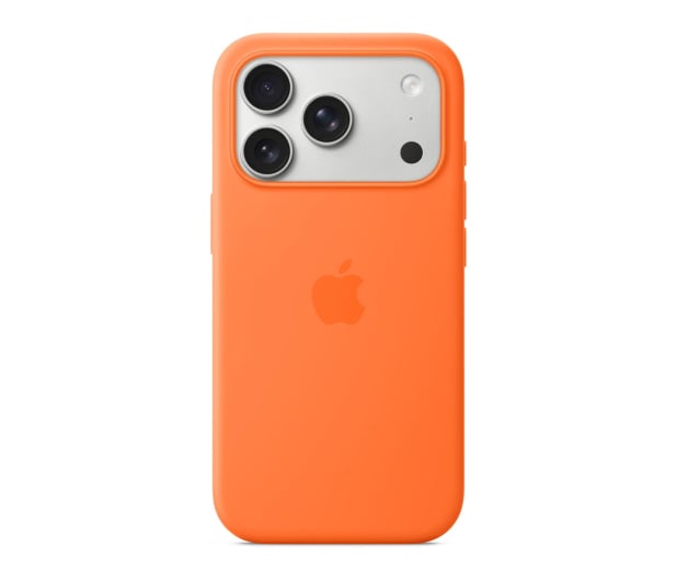 Apple Silikonowe etui z MagSafe do iPhone 17 Pro pomarańczowe - 1362669 - zdjęcie