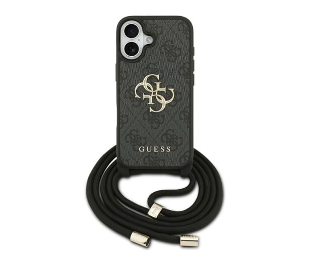 Guess 4G Big Logo Cord Stap Crossbody do iPhone 17 czarny - 1365470 - zdjęcie 2