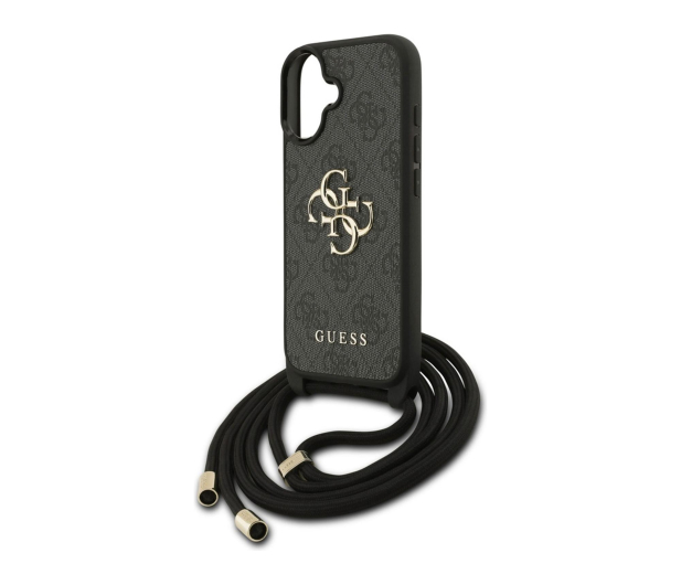 Guess 4G Big Logo Cord Stap Crossbody do iPhone 17 czarny - 1365470 - zdjęcie 4