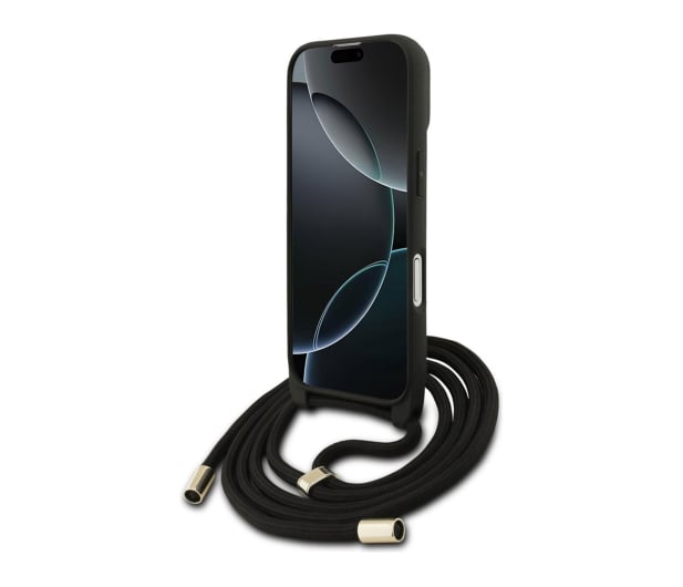 Guess 4G Big Logo Cord Stap Crossbody do iPhone 17 czarny - 1365470 - zdjęcie 6