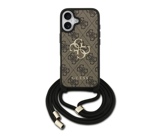 Guess Cord Stap Crossbody do iPhone 17 brązowy - 1365469 - zdjęcie 2