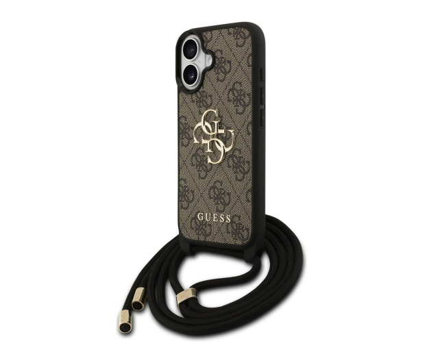Guess Cord Stap Crossbody do iPhone 17 brązowy - 1365469 - zdjęcie 3